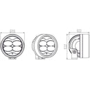 Denali D3 LED Fog Light - DataDim™ Technology - Single