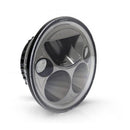 Denali M5 E-Mark LED Headlight Module, 5.75 Round, Black Chrome
