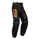 FLY Racing Youth F-16 Pants - Black / Yellow / Orange