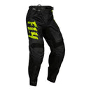 FLY Racing Youth F-16 Pants - Black / Neon Green / Light Grey