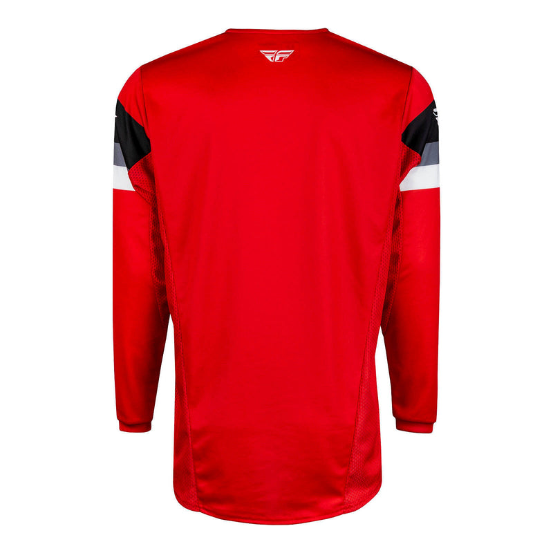 FLY Racing Kinetic Prix Jersey - Red/ Grey / White