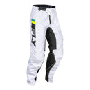 FLY Racing Kinetic Prix Pants - White / Black / Hi-Vis