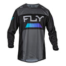 FLY Racing Kinetic Reload Jersey - Charcoal / Black / Blue Iridium