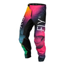 FLY Racing Youth Kinetic Pants - Fuscia / Electric Blue / Hi-Vis