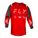 FLY Racing F-16 Jersey - Red / Charcoal / White