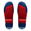 Leatt 4.5/5.5 Boot Outer Sole - Blue / Red [Pair]