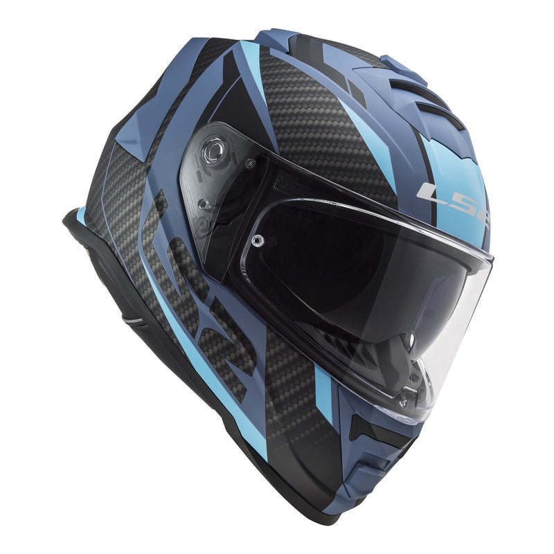 LS2 FF800 Storm II Racer Helmets - Matte Blue 06