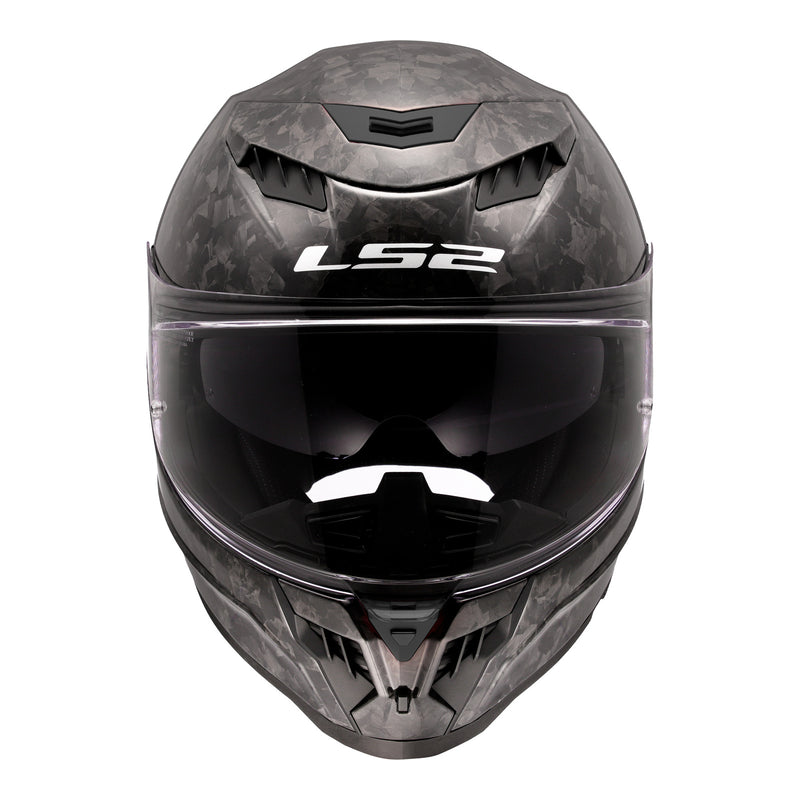 LS2 FF807 Dragon Forged Helmet - Gloss Carbon 06