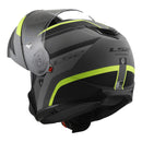 LS2 FF908 Strobe II Monza Flip Front Helmets - Matte Black / Hi-Vis Yellow 06