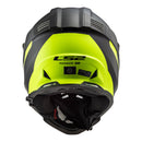 LS2 MX436 Pioneer Evo Router Helmet - Matte Black / Hi-Vis Yellow
