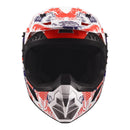 LS2 MX706J COZ Junior Helmet - Matte White / Red / Blue