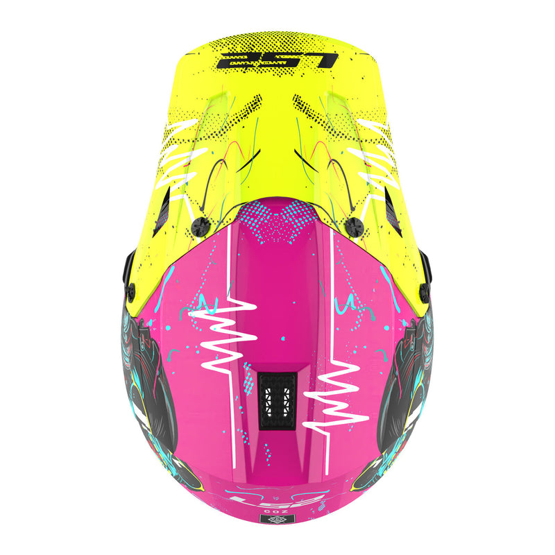 LS2 MX706J COZ Junior Gorilla Helmet - Gloss Purple 06