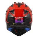 LS2 MX708 Fast II Wash Helmet - Red / Black / Blue