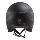 LS2 OF599 Spitfire II Flag Helmet - Matte Black 06
