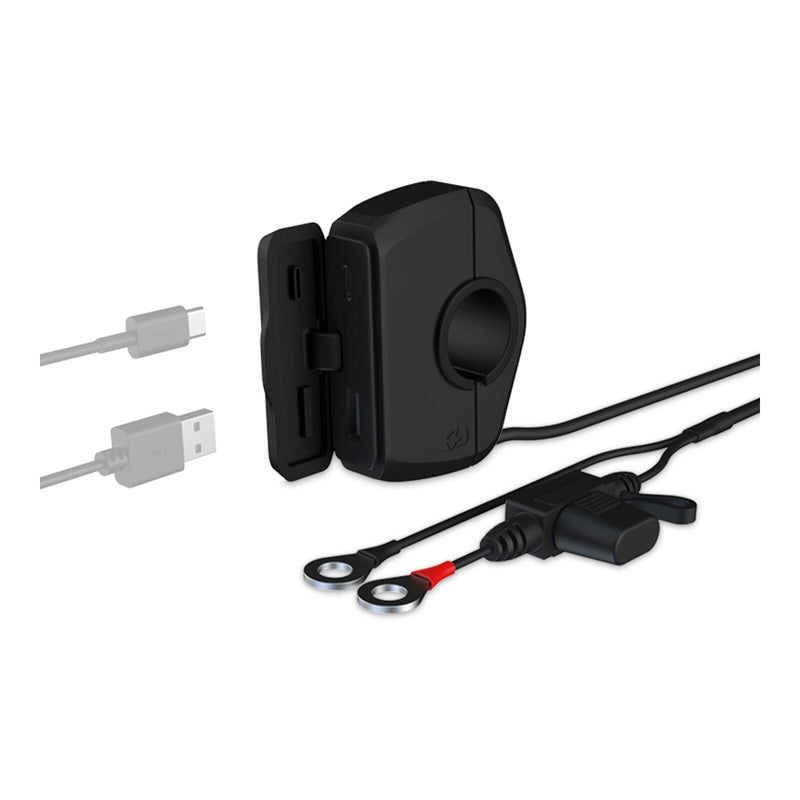 Oxford Slimline USB Type-A and Type-C 3.0 Amp Charging Kit