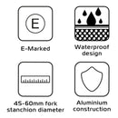 Oxford Darkturner - Sequential Fork Mounted Indicators