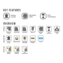 Oxford Bladon Leather Jacket - Black