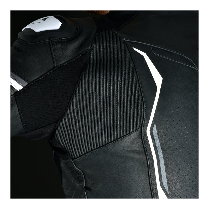 Oxford Nexus 1.0 Leather Men's Jacket - Stealth Black