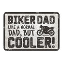 Oxford Garage Metal Sign: Biker Dad Cooler