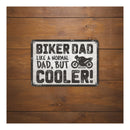 Oxford Garage Metal Sign: Biker Dad Cooler