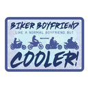 Oxford Garage Metal Sign: Biker Boyfriend Cooler