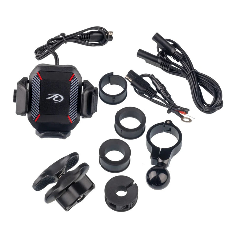 Rocky Creek Motoplug Phone Holder & Charger - Wireless & USB-C