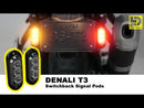 Denali T3 Front Turn Signal / DRL Pods White/Amber - Pair