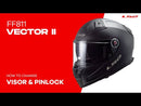 LS2 FF811 Vector II Carbon - Gloss 06
